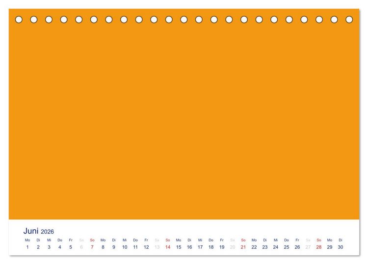 Produktbild: Farbiger Bastelkalender (Tischkalender 2026 DIN A5 quer), CALVENDO Monatskalender