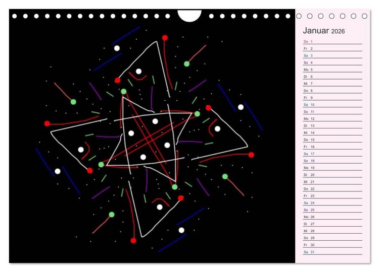Produktbild: Filigran - Mandalas (Wandkalender 2026 DIN A4 quer), CALVENDO Monatskalender