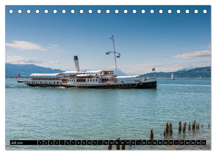 Produktbild: Kulturlandschaft Bodensee - Teil II (Tischkalender 2026 DIN A5 quer), CALVENDO Monatskalender