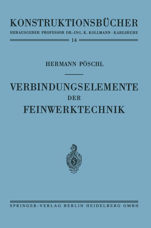 Produktbild: Verbindungselemente der Feinwerktechnik