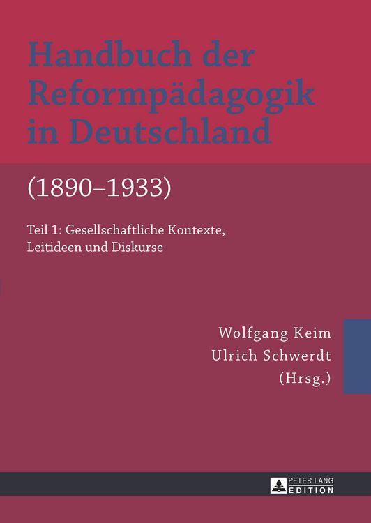 Produktbild: Handbuch der Reformpaedagogik in Deutschland (1890&ndash;1933)