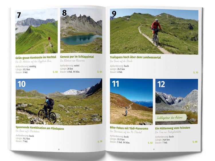 Produktbild: K&uuml;mmerly+Frey Raus und E-Bike & Hike Graub&uuml;nden &ndash; Mountainbike- & Wanderf&uuml;hrer