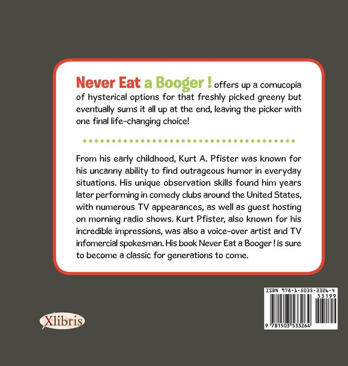 Produktbild: Never Eat a Booger !