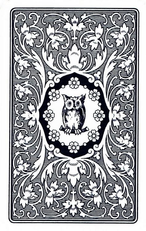 Produktbild: Lenormand Orakelkarten - Blaue Eule