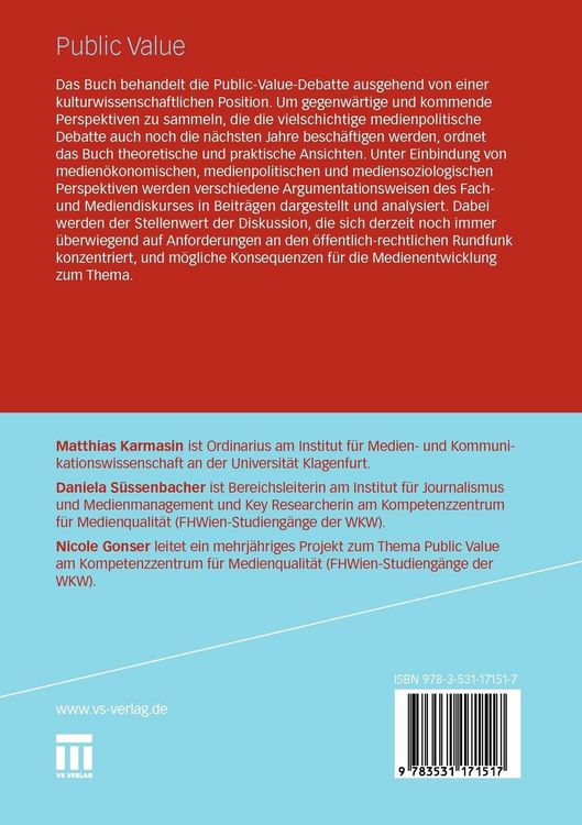 Produktbild: Public Value