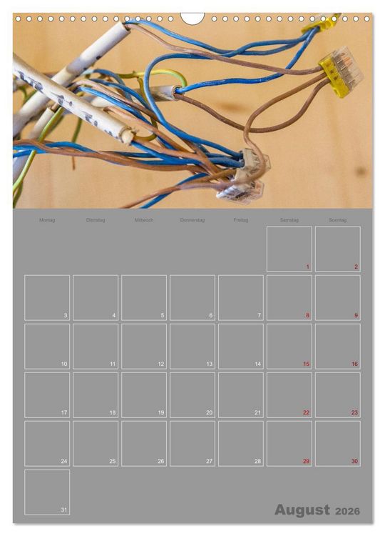 Produktbild: Brandgef&auml;hrliche elektrische Anlagen (Wandkalender 2026 DIN A3 hoch), CALVENDO Monatskalender