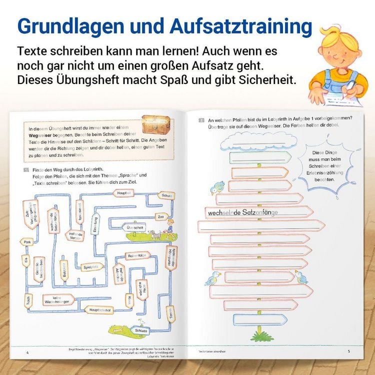 Produktbild: Das &Uuml;bungsheft Texte schreiben 4