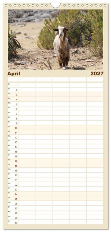 Produktbild: Familienplaner 2027 - Faszinierender Oman mit 5 Spalten (Wandkalender, 21 x 45 cm) CALVENDO