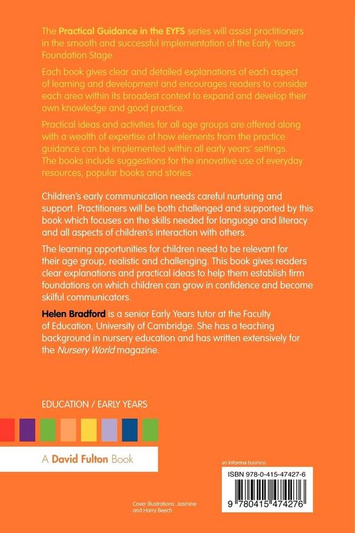 Produktbild: Communication, Language and Literacy in the Early Years Foundation Stage
