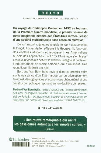 Produktbild: Histoire des Etats-Unis