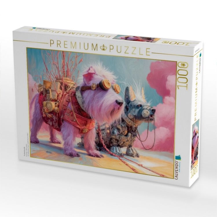 Produktbild: CALVENDO Puzzle Punkerhunde | 1000 Teile Lege-Gr&ouml;&szlig;e 64x48cm Foto-Puzzle f&uuml;r gl&uuml;ckliche Stunden