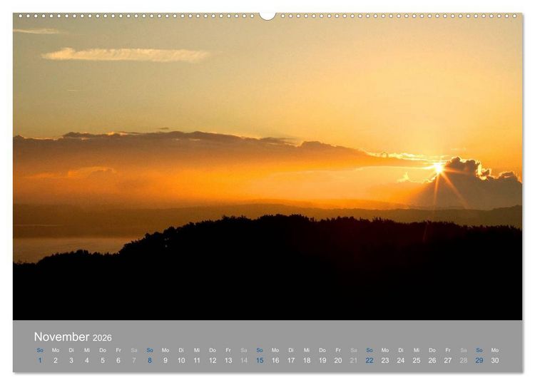 Produktbild: PLANET USEDOM Sonnenaufg&auml;nge (Wandkalender 2026 DIN A2 quer), CALVENDO Monatskalender