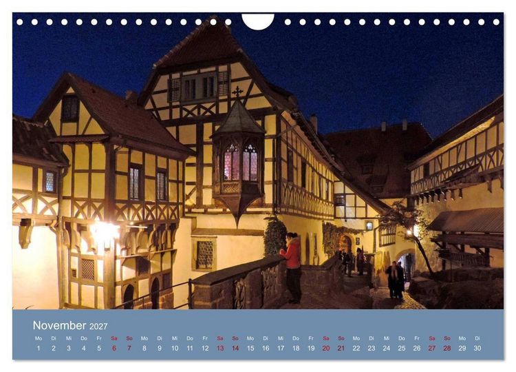 Produktbild: Die Wartburg - Weltkulturerbe im Herzen Deutschlands (Wandkalender 2027 DIN A4 quer), CALVENDO Monatskalender