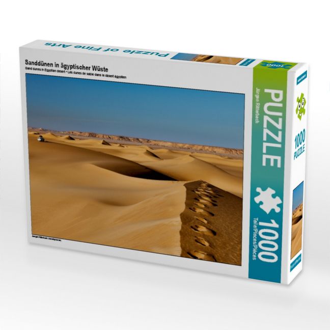 Produktbild: CALVENDO Puzzle Sandd&uuml;nen in &auml;gyptischer W&uuml;ste | 1000 Teile Lege-Gr&ouml;&szlig;e 64x48cm Foto-Puzzle f&uuml;r gl&uuml;ckliche Stunden