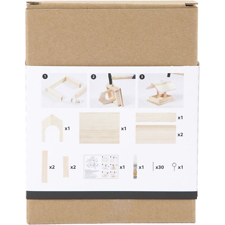 Produktbild: Creativ Company Vogelhaus, Bausatz DIY-Set aus Holz