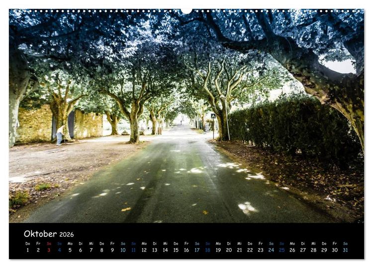 Produktbild: Provence - Lavendelbl&uuml;te (hochwertiger Premium Wandkalender 2026 DIN A2 quer), Kunstdruck in Hochglanz