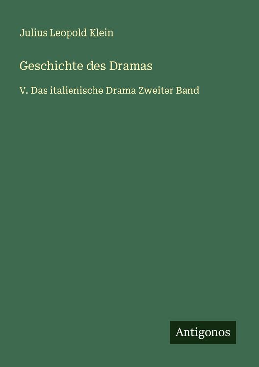 Produktbild: Geschichte des Dramas