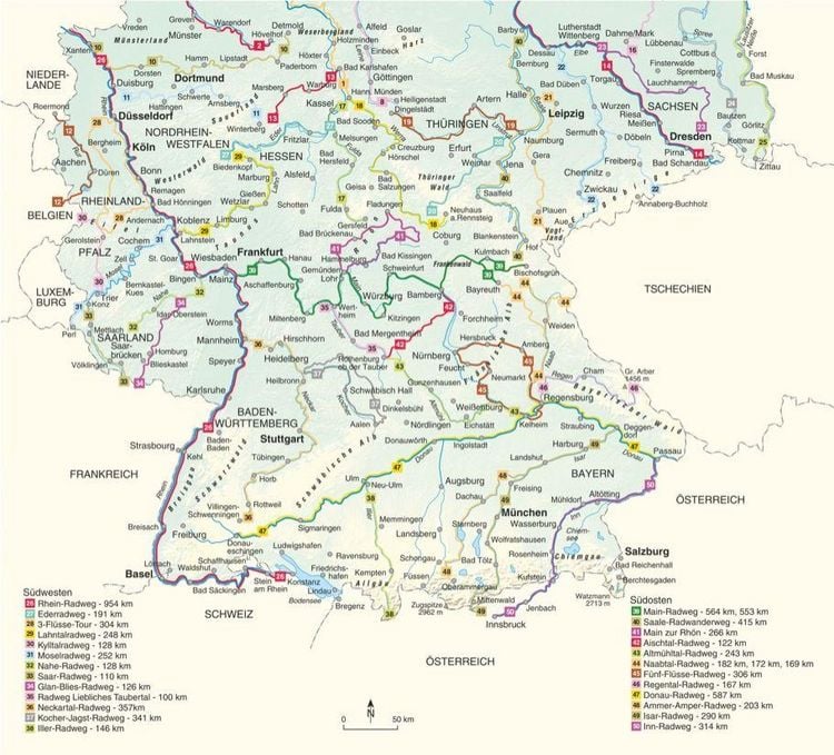 Produktbild: Deutschlands sch&ouml;nste Flussradwege