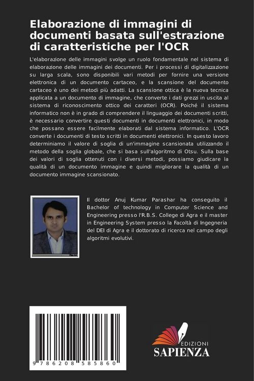 Produktbild: Elaborazione di immagini di documenti basata sull'estrazione di caratteristiche per l'OCR