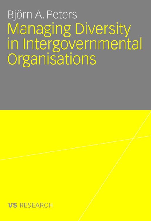 Produktbild: Managing Diversity in Intergovernmental Organisations