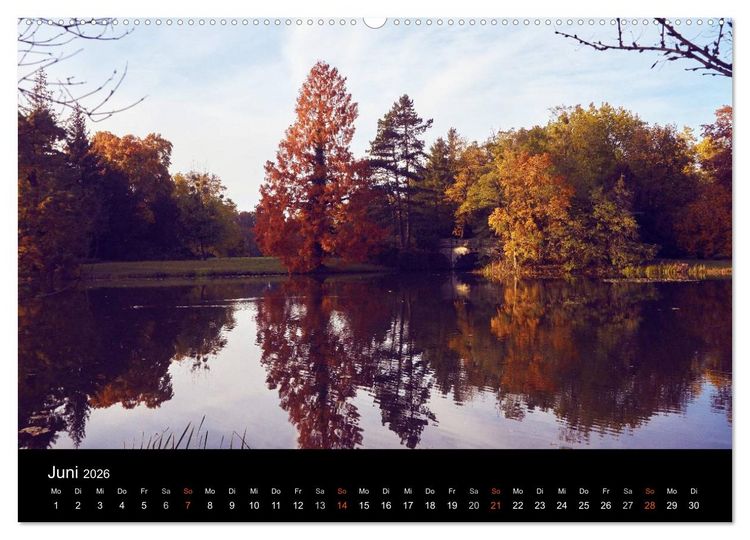 Produktbild: Sch&ouml;ne Heimat W&ouml;rlitzer Park (Wandkalender 2026 DIN A2 quer), CALVENDO Monatskalender
