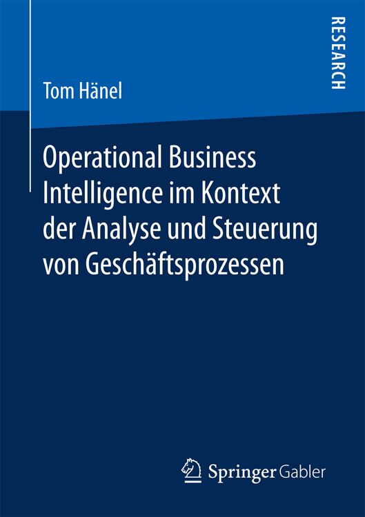 Produktbild: Operational Business Intelligence im Kontext der Analyse und Steuerung von Gesch&auml;ftsprozessen