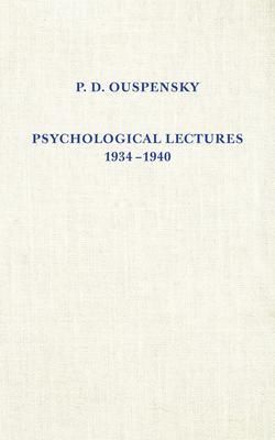 Produktbild: Psychological Lectures 1934-1940