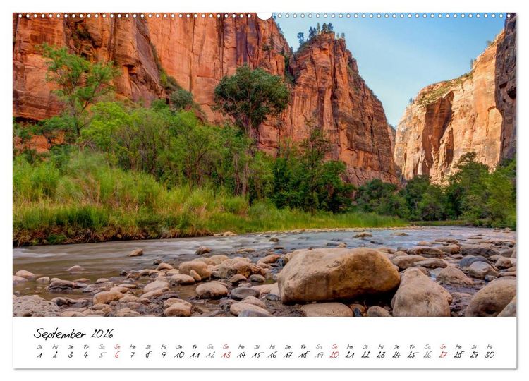 Produktbild: National-Parks der USA (Wandkalender 2026 DIN A2 quer), CALVENDO Monatskalender