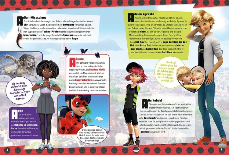 Produktbild: Das gro&szlig;e Miraculous-Lexikon - Alles &uuml;ber Ladybug und ihre Welt von A bis Z