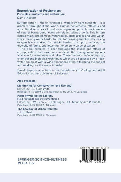Produktbild: Eutrophication of Freshwaters
