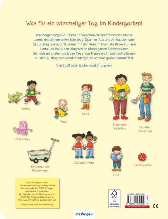 Produktbild: Mein gro&szlig;es Kindergarten-Wimmelbuch