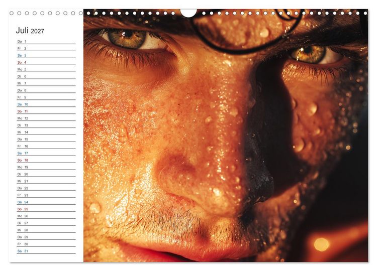 Produktbild: Sinnliche M&auml;nner (Wandkalender 2027 DIN A3 quer), CALVENDO Monatskalender