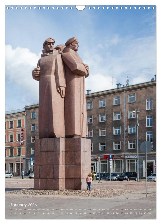 Produktbild: Riga Sigulda Latvia (Wall Calendar 2026 DIN A3 portrait), CALVENDO 12 Month Wall Calendar
