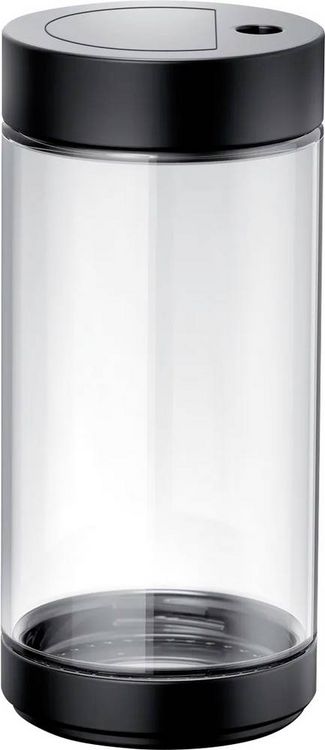 Produktbild: Siemens Glasmilchbeh&auml;lter f&uuml;r Kaffeevollautomaten EQ500, EQ700 classic und EQ6 plus TZ80008 Milchk&auml;nnchen Schwarz, Transparent