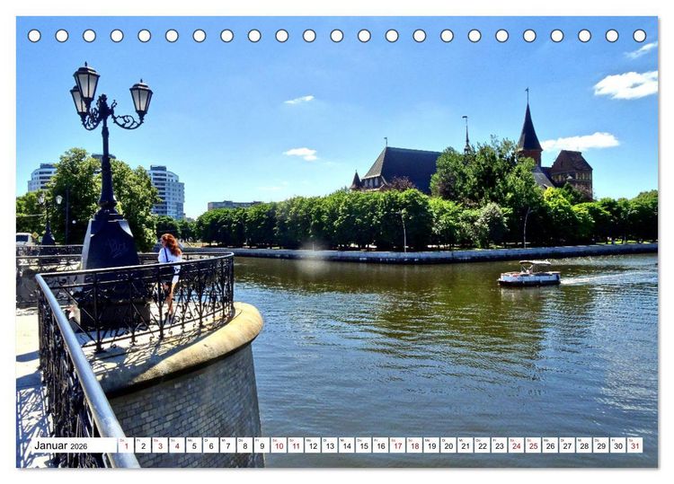 Produktbild: K&Ouml;NIGSBERG HEUTE - Bilder aus Kaliningrad (Tischkalender 2026 DIN A5 quer), CALVENDO Monatskalender