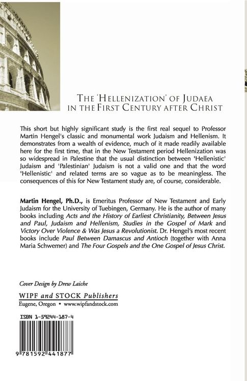 Produktbild: The 'Hellenization' of Judea in the First Century after Christ