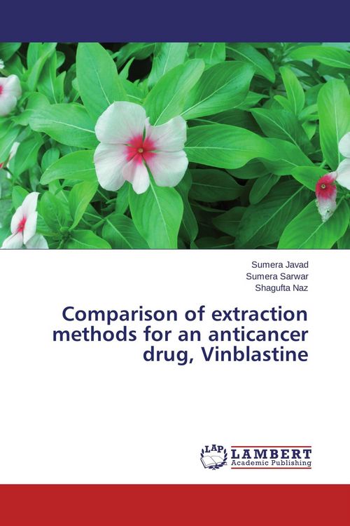 Produktbild: Comparison of extraction methods for an anticancer drug, Vinblastine