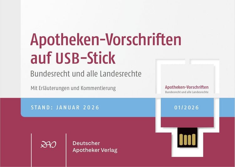 Produktbild: Apotheken-Vorschriften auf USB-Stick