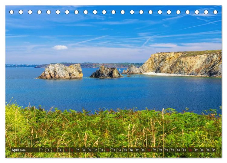 Produktbild: Crozon - Faszinierende Halbinsel im Westen der Bretagne (Tischkalender 2026 DIN A5 quer), CALVENDO Monatskalender