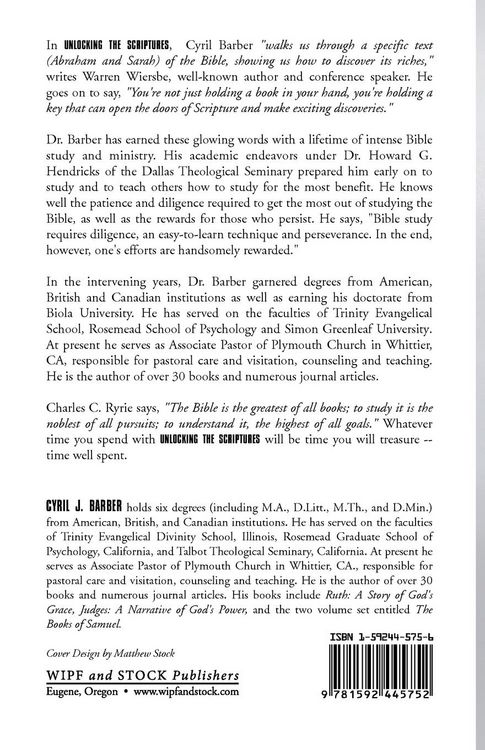 Produktbild: Unlocking the Scriptures