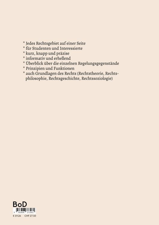 Produktbild: Recht in &Uuml;bersichten