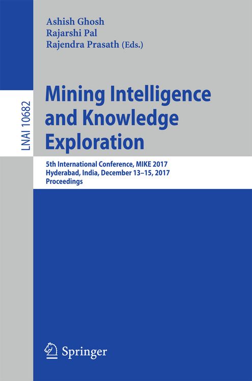 Produktbild: Mining Intelligence and Knowledge Exploration
