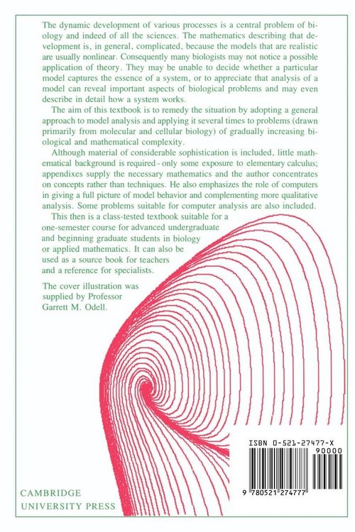 Produktbild: Modeling Dynamic Phenomena in Molecular and Cellular Biology