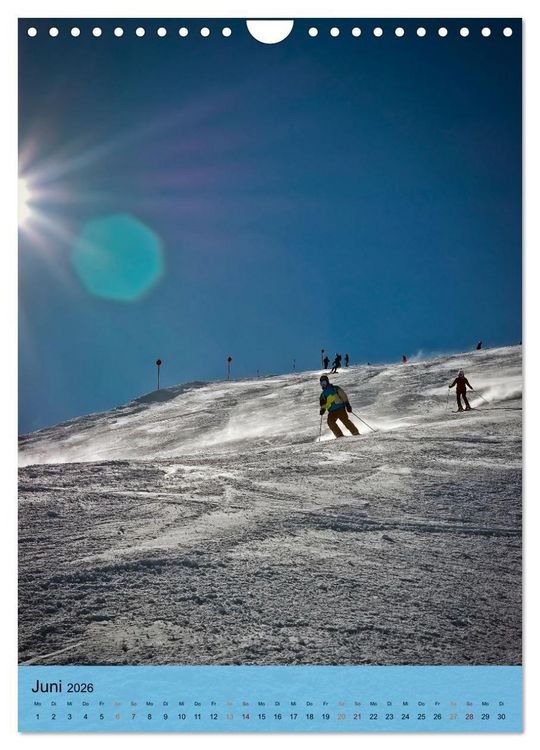 Produktbild: Endlich wieder Skifahren (Wandkalender 2026 DIN A4 hoch), CALVENDO Monatskalender
