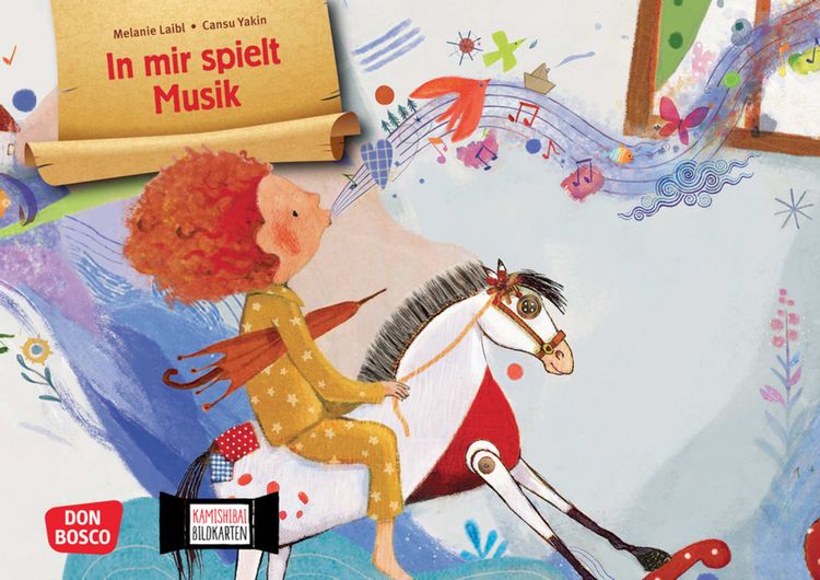 Produktbild: In mir spielt Musik. Eine Aufwachgeschichte. Kamishibai Bildkartenset