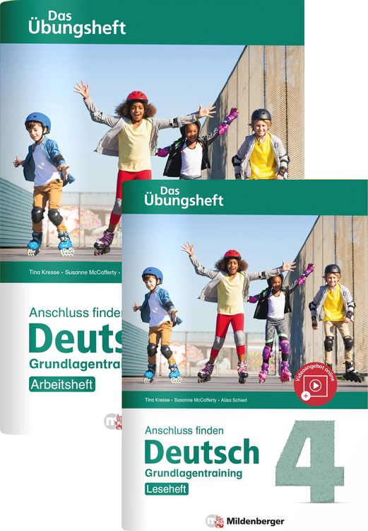 Produktbild: Anschluss finden Deutsch 4 - Das &Uuml;bungsheft - Grundlagentraining: Leseheft und Arbeitsheft