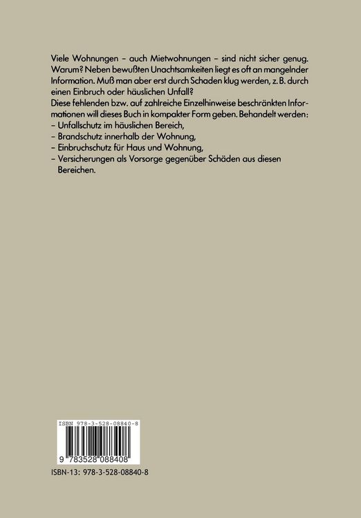 Produktbild: Die sichere Wohnung