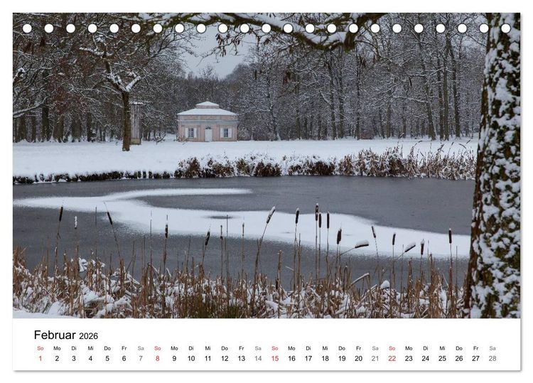 Produktbild: Fasanerie - sch&ouml;nstes Barockschloss Hessens (Tischkalender 2026 DIN A5 quer), CALVENDO Monatskalender