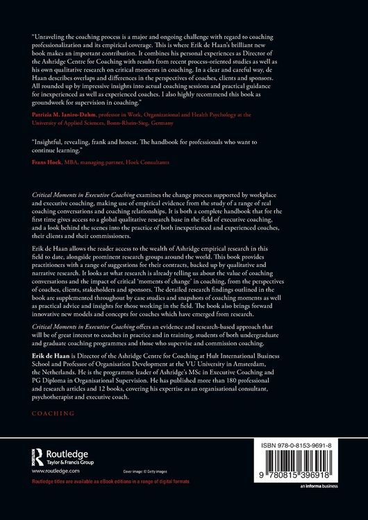 Produktbild: Critical Moments in Executive Coaching