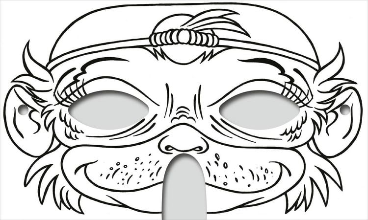 Produktbild: Abenteuer-Masken zum Ausmalen